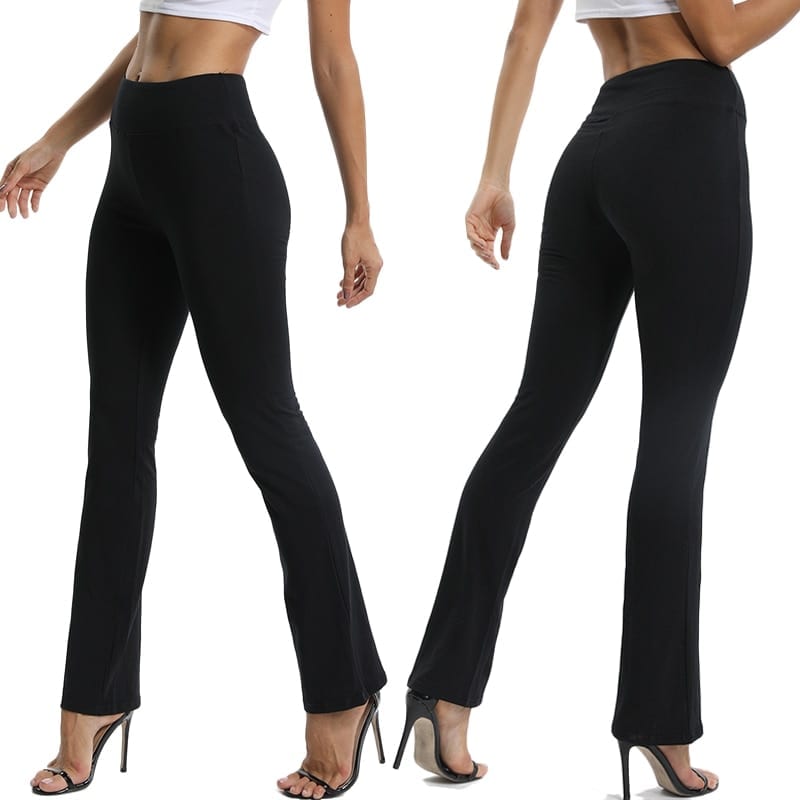 Womens Loose Fit Boot Cut Yoga Pants • The Fab Yogi™