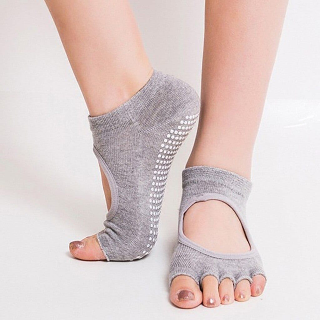 Non-Slip Toeless Yoga/Dance Socks • The Fab Yogi™